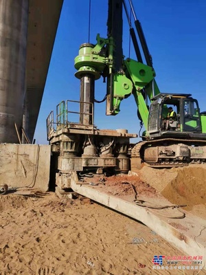 泰信机械KR300ES低净空钻机助力六安高铁建设工程高效施工