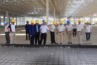 上汽大通溧阳房车工厂项目召开7月份建设工程施工现场办公会